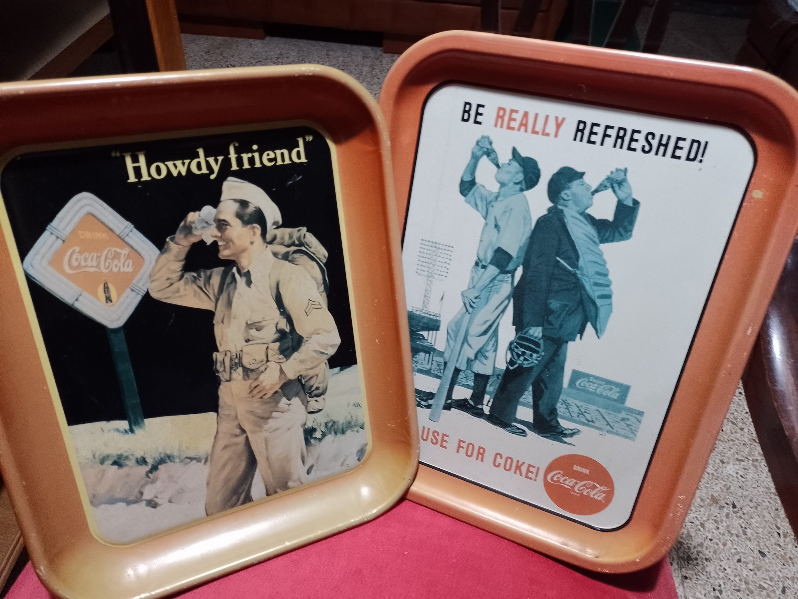 Bandejas de coca cola coleccionables